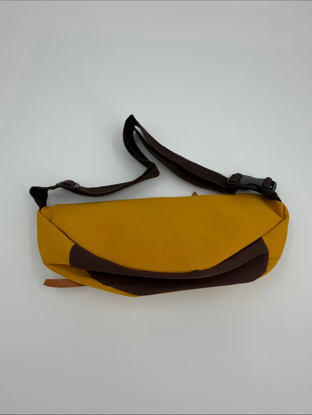 The North Face Mustard Yellow Belt Bag with Brown Strap - Picture 3 of 4